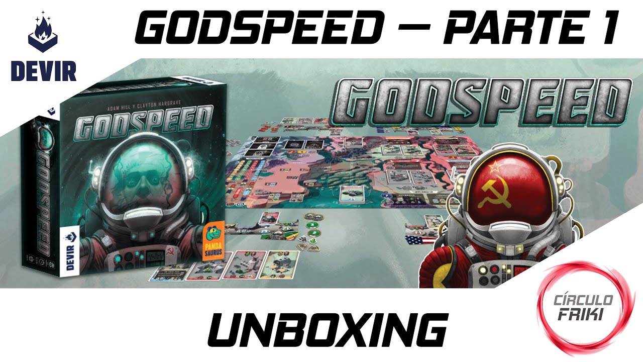 ⭕GODSPEED: 👩&zwj;🚀👨&zwj;🚀 Unboxing 👨&zwj;🚀👩&zwj;🚀 Eurogame - juego de mesa - Devir