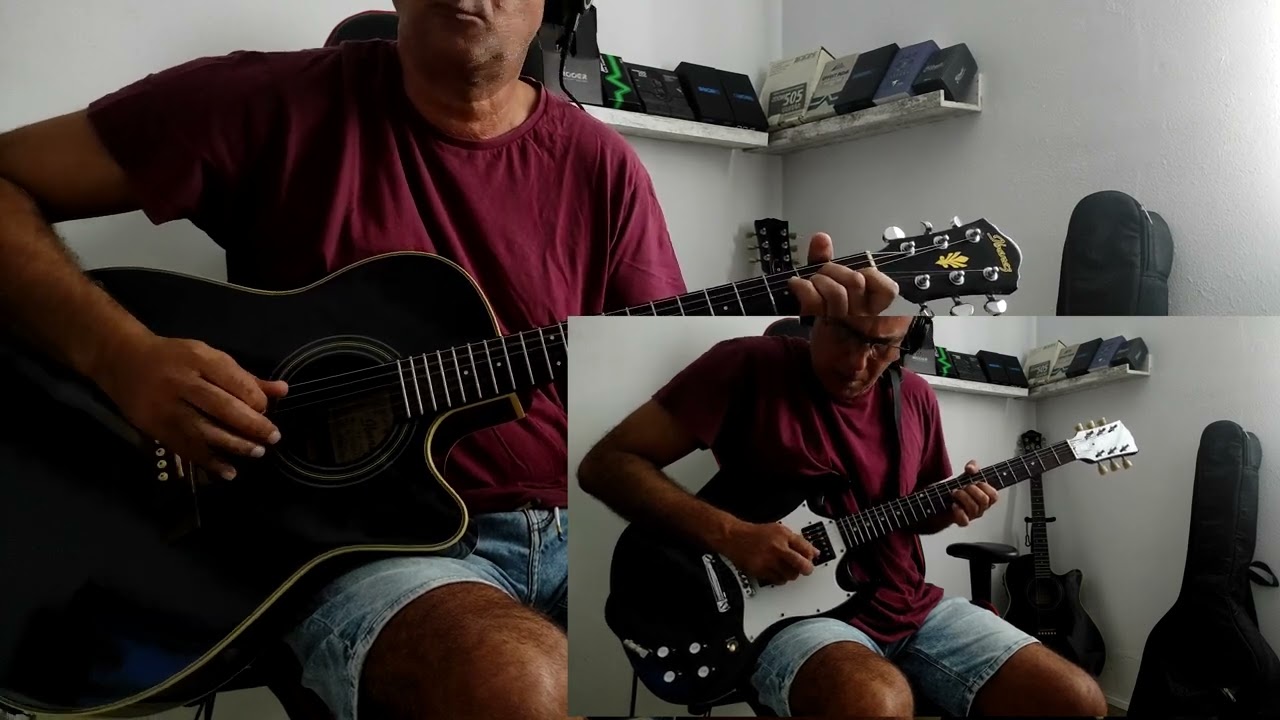 MAMA I COMING HOME Ozzy (ROCK GUITAR COVER) JAMOVA . Gibson SG y Ibanez electro acústica.