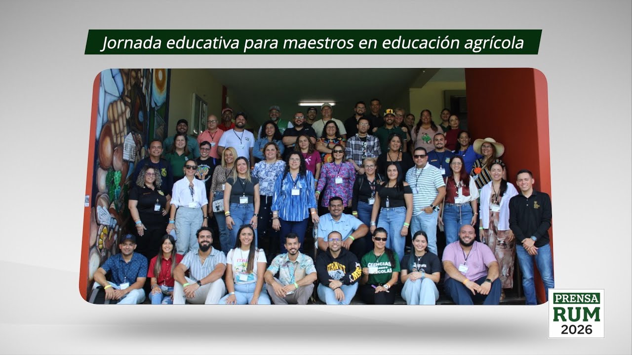 Maestros participan de jornada educativa dedicada a la educación agrícola
