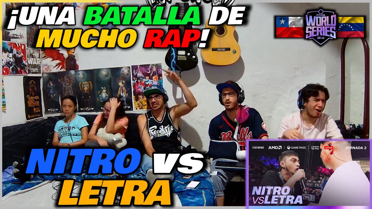 🔴COLOMBIANOS REACCIONAN a LETRA vs NITRO - ¡UNA BATALLA CON MUCHO RAP! [FMS WORLD SERIES SUPERLIGA]