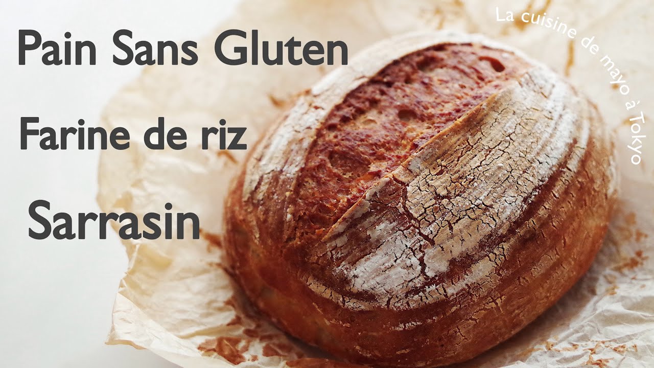 Recette Pain Sans Gluten/ Farine de riz/ Sarrasin/ Très facile à faire!!