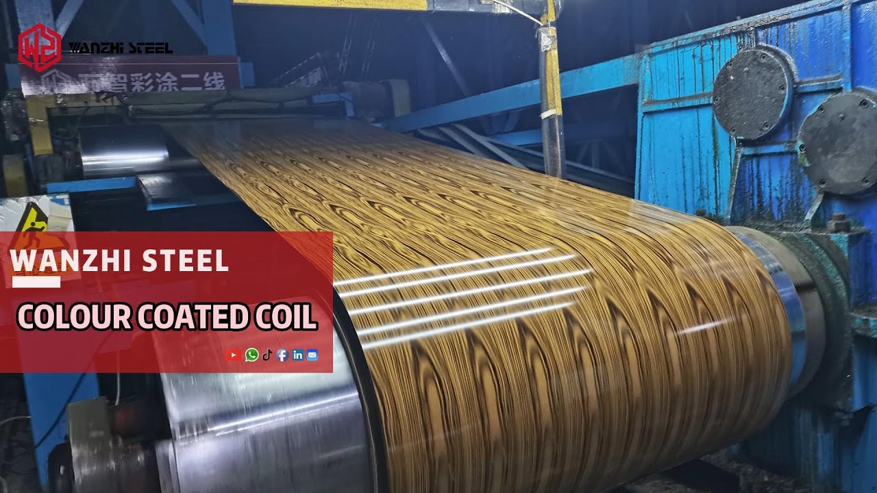 【Colour Coated Coil】-Wood grain Printed | Wanzhi Steel