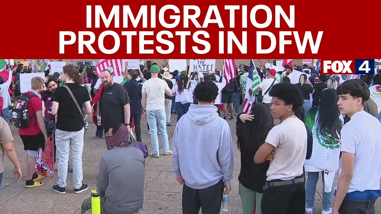 Immigration protests held in Dallas, Arlington