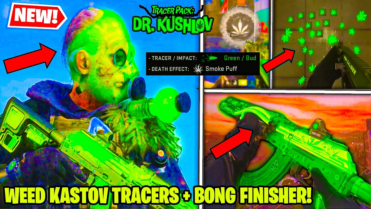 MW2 WEED SMOKE PUFF EFFECT 🌿 NEW Tracer Pack DR KUSHLOV BUNDLE WZ2 (Vaporizer Kastov 762 MW2 Store)