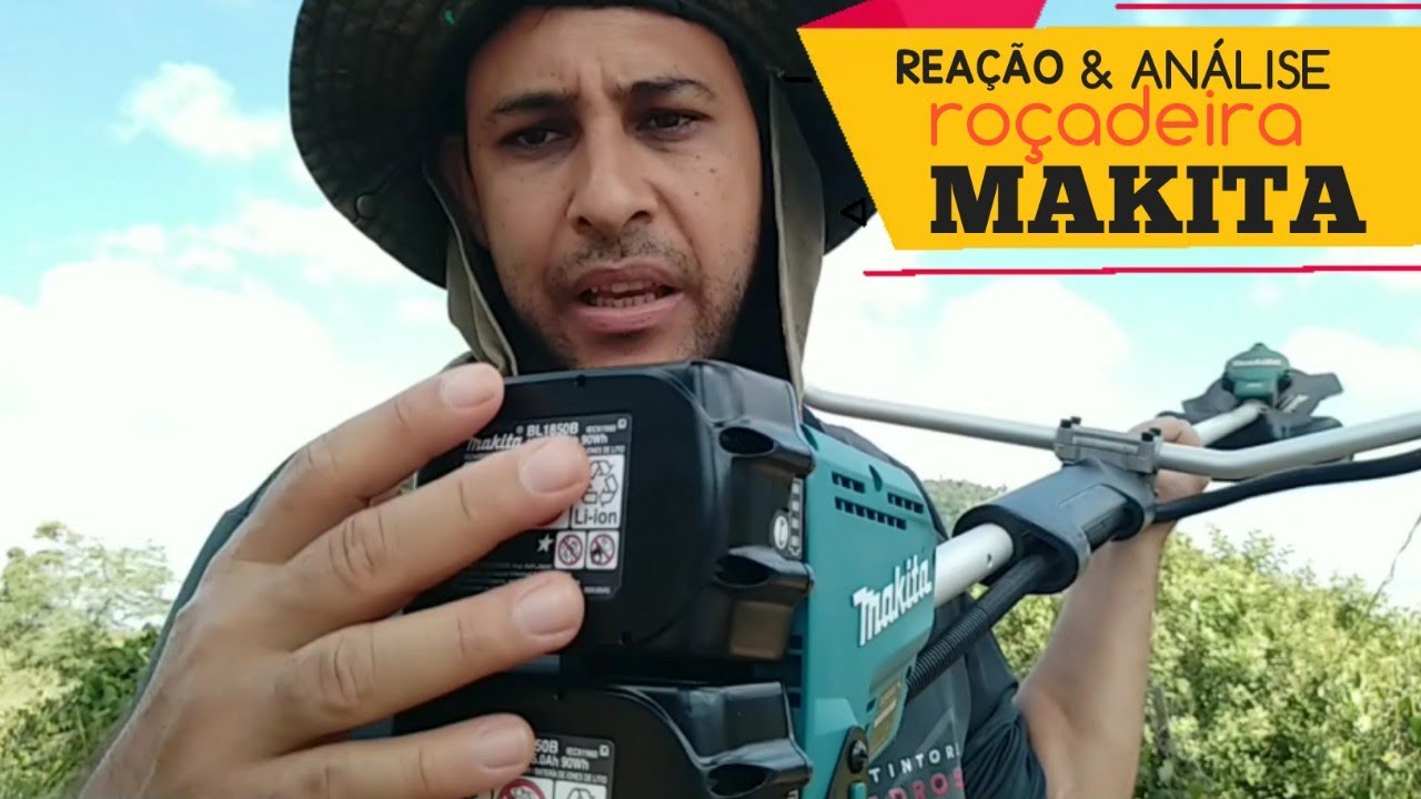 REAÇÃO, ANALISE E TESTE - ROÇADEIRA MAKITA DUR365UZ - 1 MÊS DE USO.