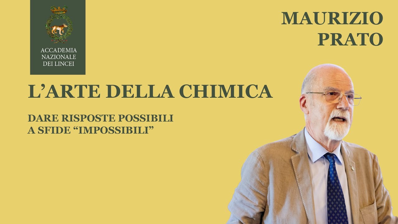 🔬 L’arte della Chimica | Maurizio Prato: soluzioni scientifiche per sfide globali