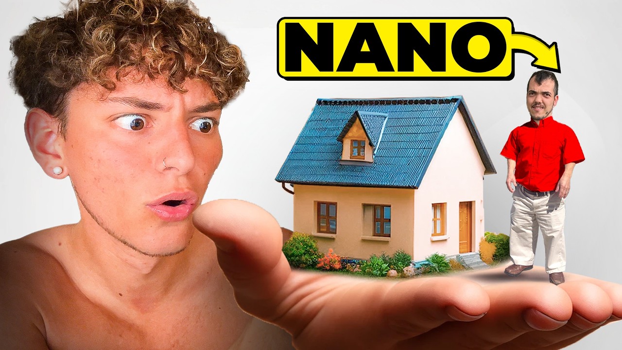 Regalo una CASA IN MINIATURA al mio amico NANO!