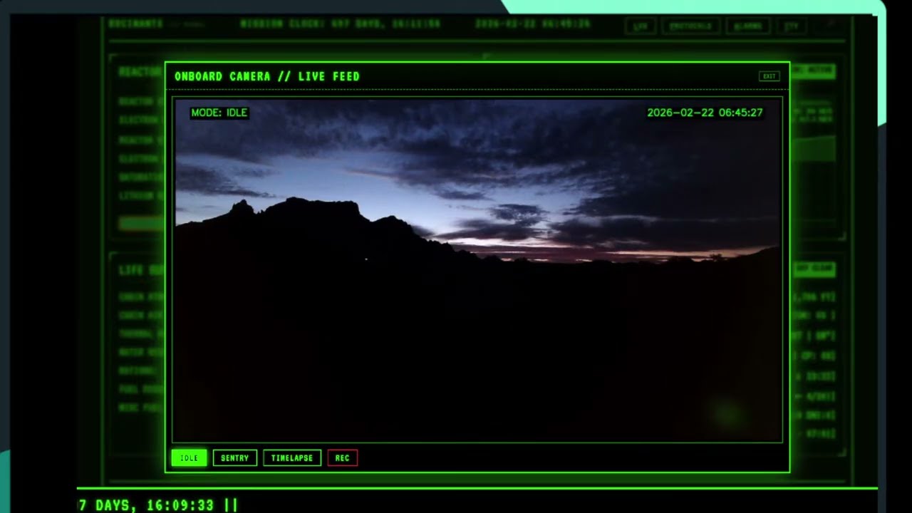 🔴 LIVE Sunrise from Kofa National Wildlife Refuge 2026-02-22 // [Cyberpunk Synthwave MIX]