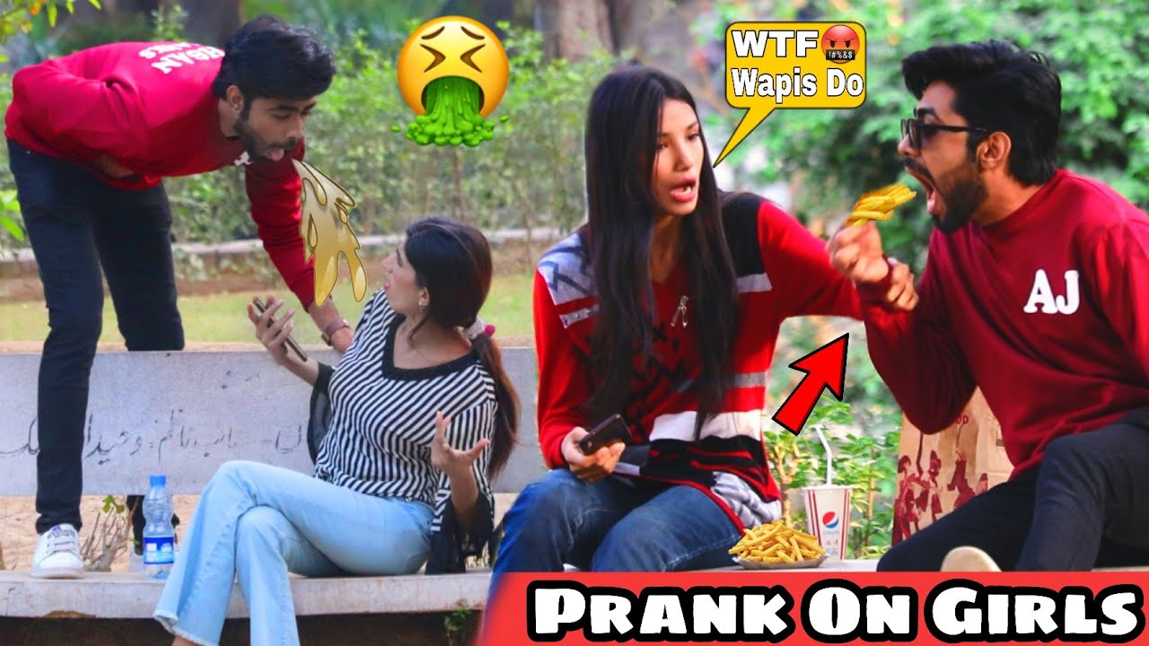 Funny Reaction Prank On Girls | BY AJ-AHSAN |