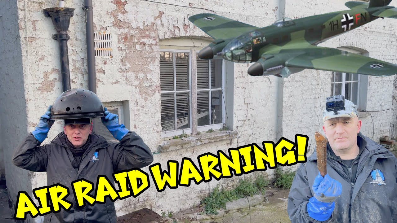EVIDENCE of WWII BOMBING and Lets EXPLORE Magnet Fishing #349