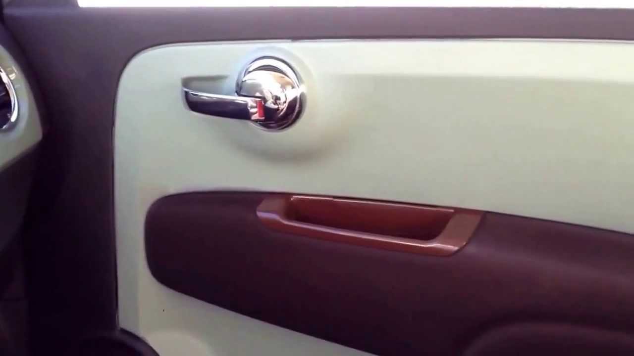 Customized Fiat 500 c Interior