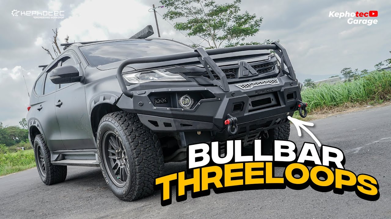 BLACK EDITION PAJERO SPORT MODIFIKASI BUMPER