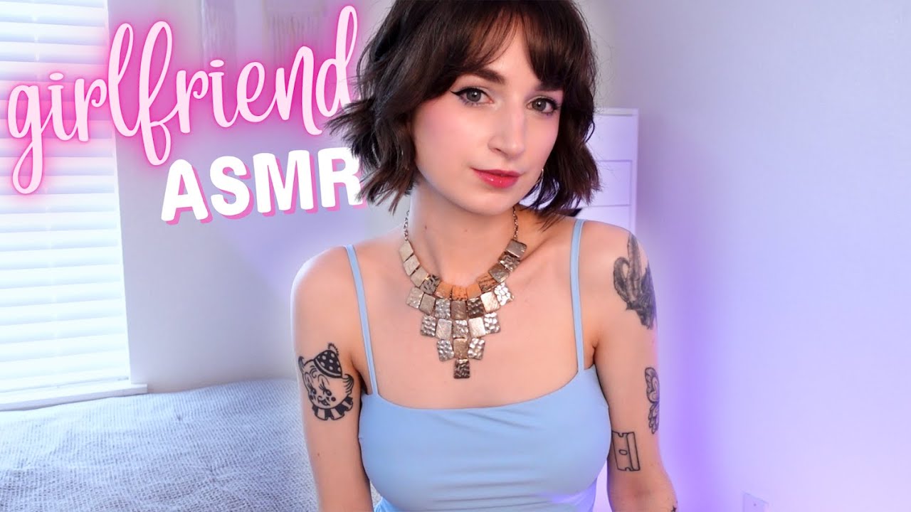 ASMR Girlfriend Roleplay 💖 Getting ready for a party