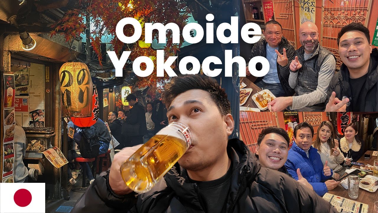 First Time at Omoide Yokocho | Izakaya Experience & Meeting New Friends in Tokyo's Memory Lane 🍶✨