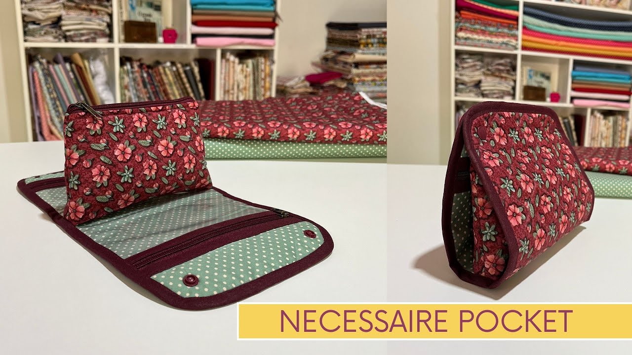 Como Fazer Necessaire Pocket - Organizadora farmacinha - Passo a Passo