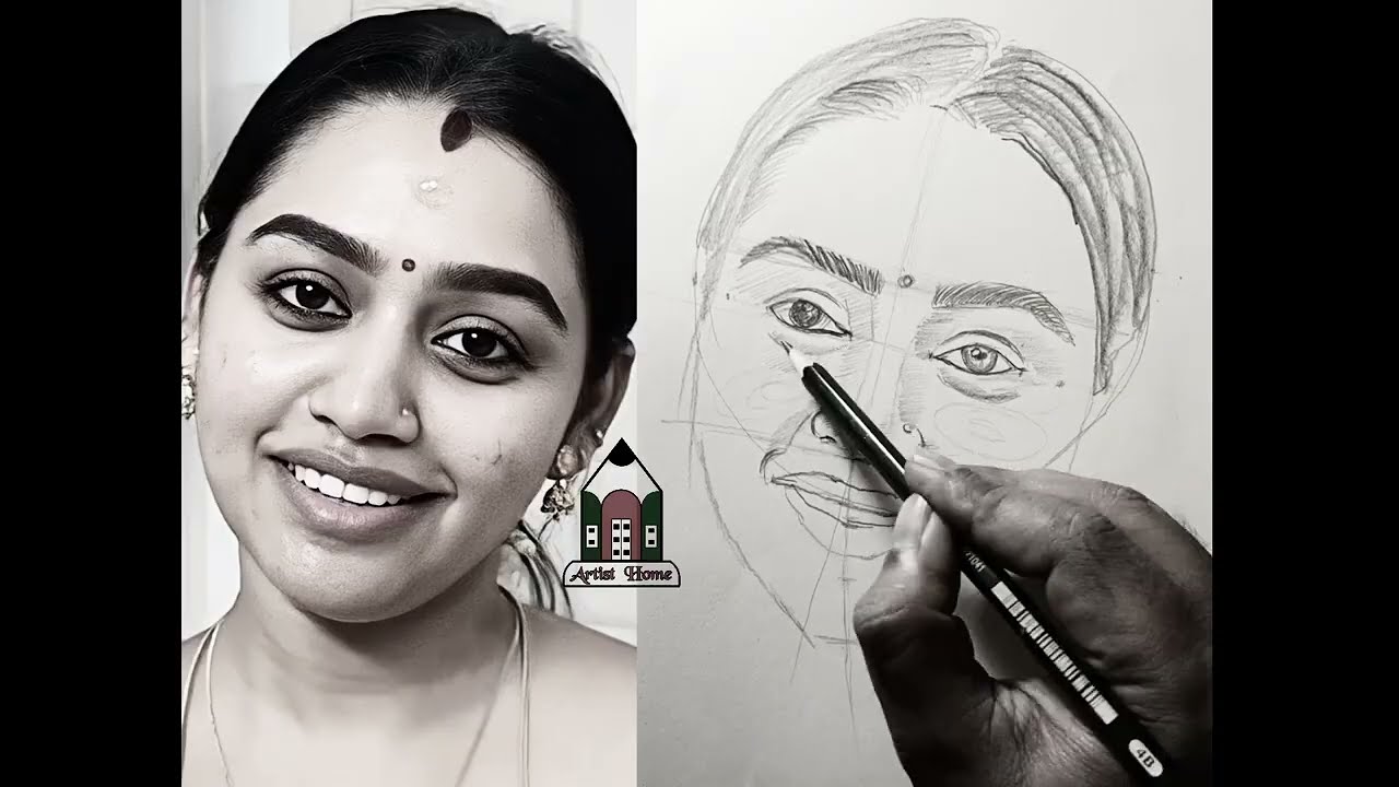 Loomis Method Face Drawing | Step-by-Step Full Tutorial