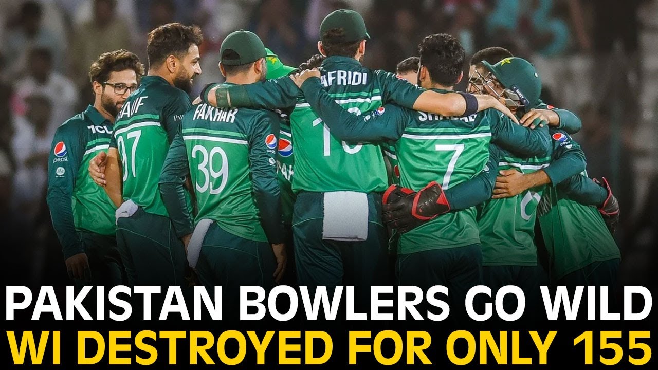 Pakistan’s Bowling Carnage! Full Fall of WI Wickets - 2nd ODI, 2022 | PCB | M3L1K