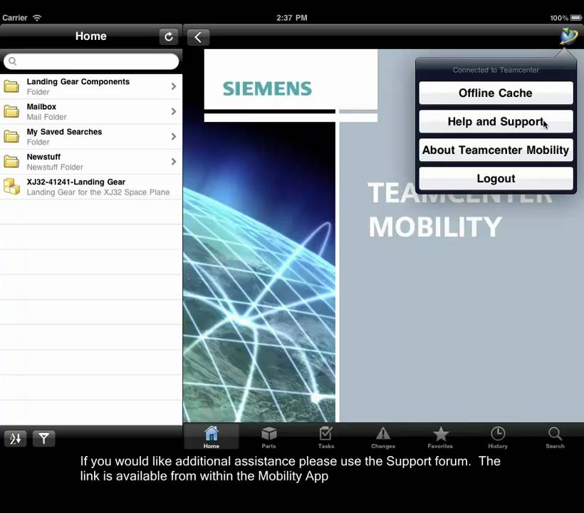 Teamcenter Mobility Tutorial #HowToTeamcenter