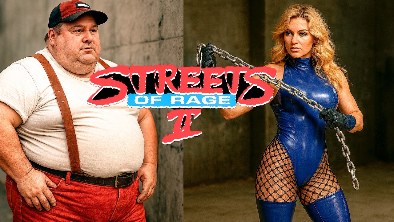 Streets Of Rage 2 (Bare Knuckle) Characters make real