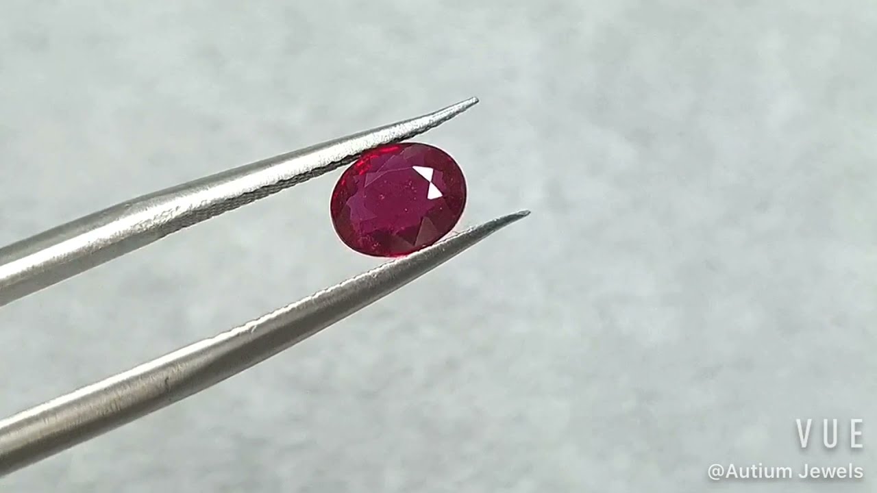 Unheated Burmese Ruby 1.04CT M554, Precious Stone, Rare, Red Gemstone, Rubies, Investment, Ruby Ring