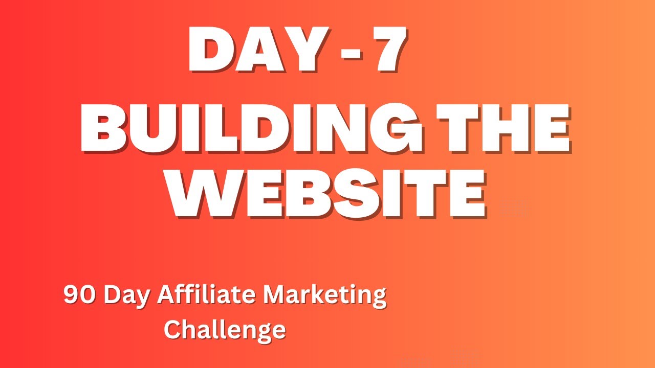 Day 7 how to build a website with WordPress Pt1