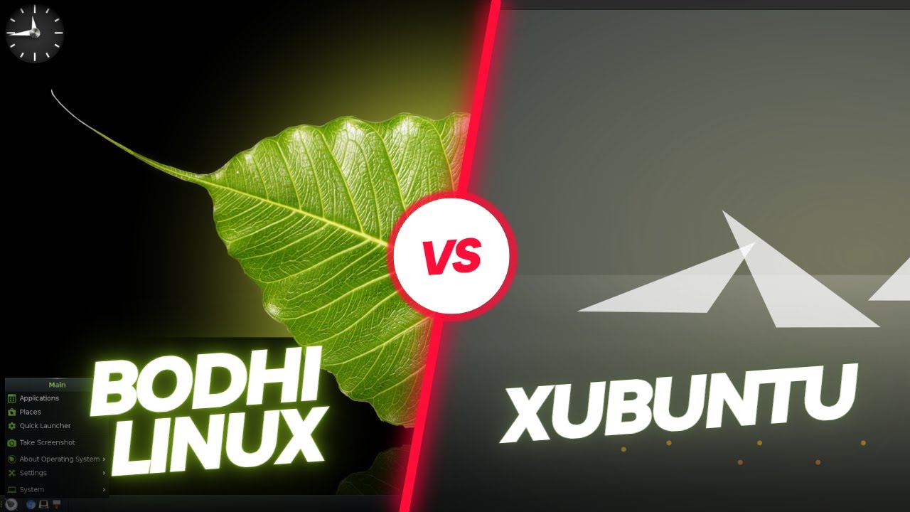 Bodhi Linux  VS  Xbuntu  (RAM Consumption)