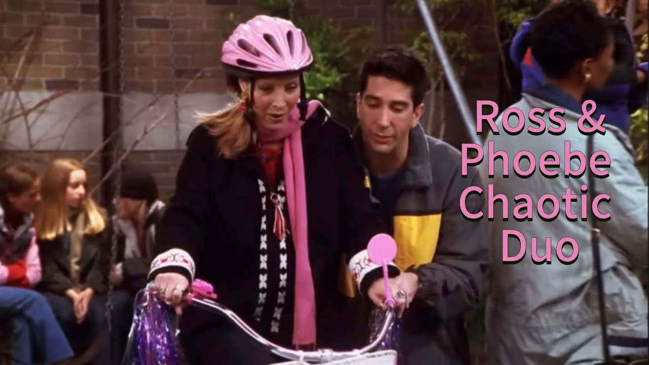 Ross and phoebe being the best chaotic duo [friends] 