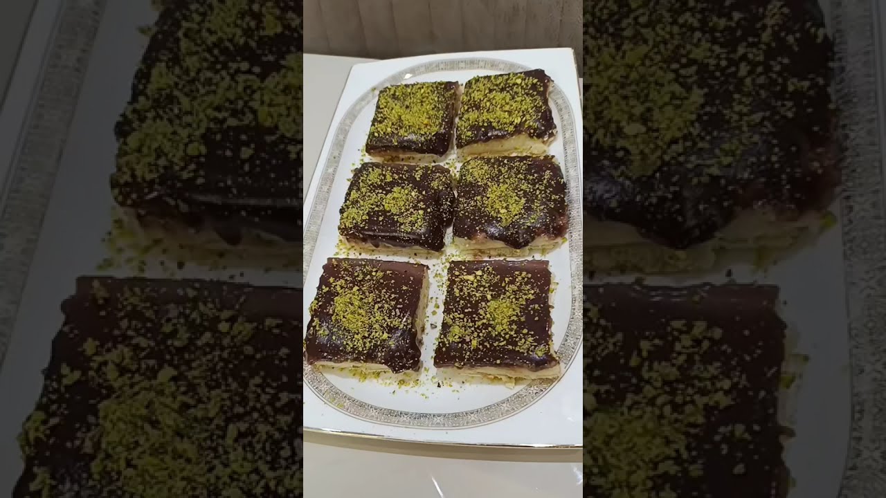 تحلية بالمحلبي و الشيكولاتة🇩🇿🇹🇷🥰😋