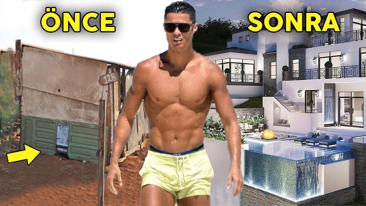 Ünlü Futbolcuların Lüks Evleri - Öncesi ve Şimdi ( Ronaldo, Neymar, Messi vs. ) 2022