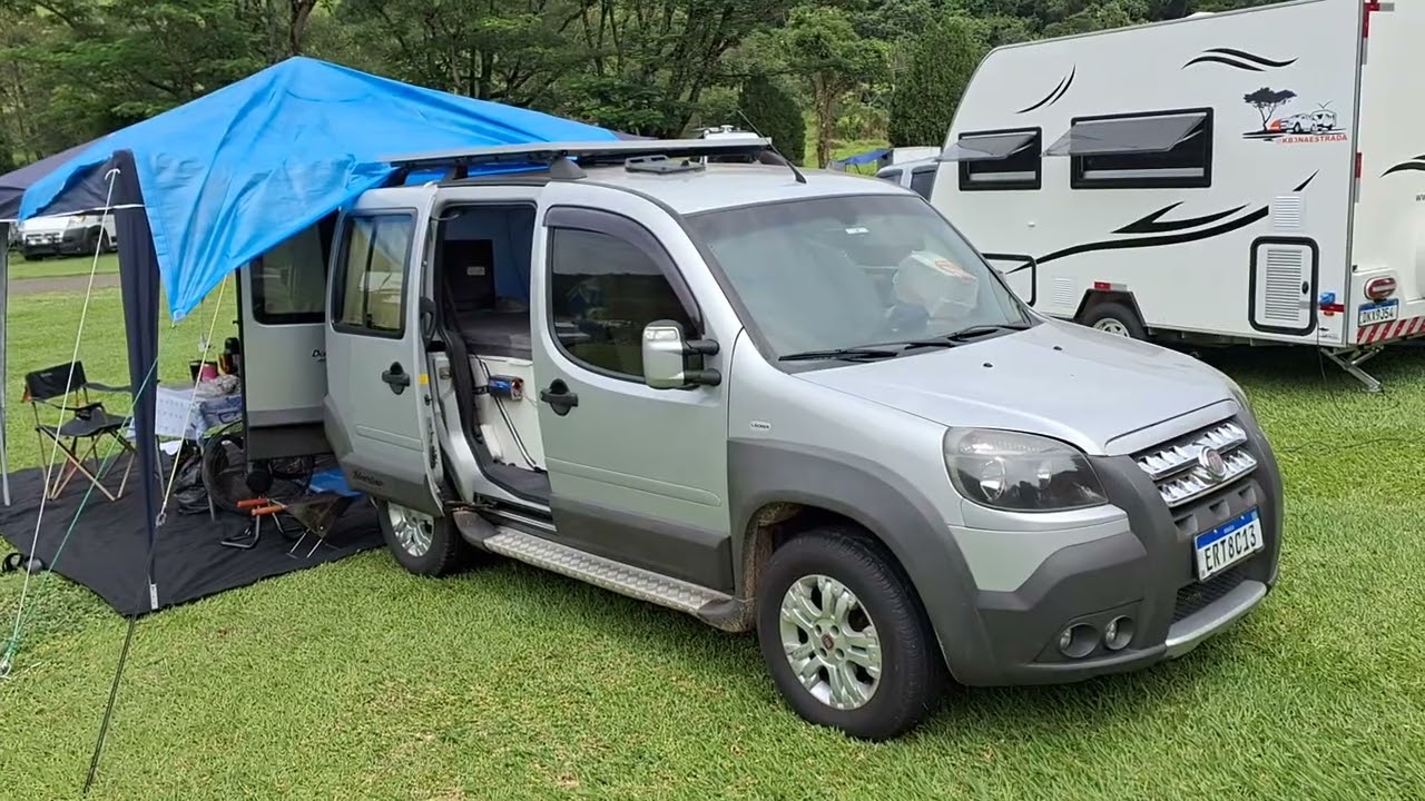 acampada feriado 20/11 CAMPING  VALE DAS ÁGUAS #doblo