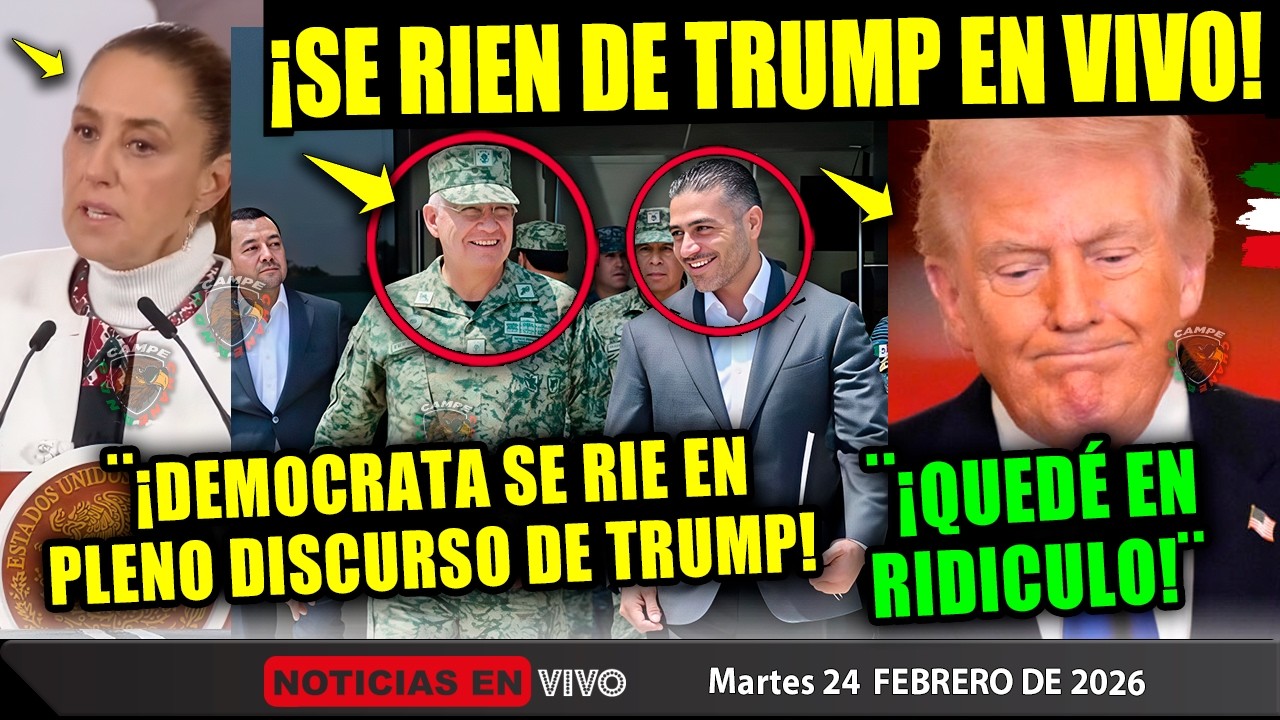 TRUMP ¡RIDICULO NACIONAL! SE RIEN DE ÉL EN VIVO ¡HARFUCH TREVILLA DEMUESTRAN FUERZA DE MÉXICO!