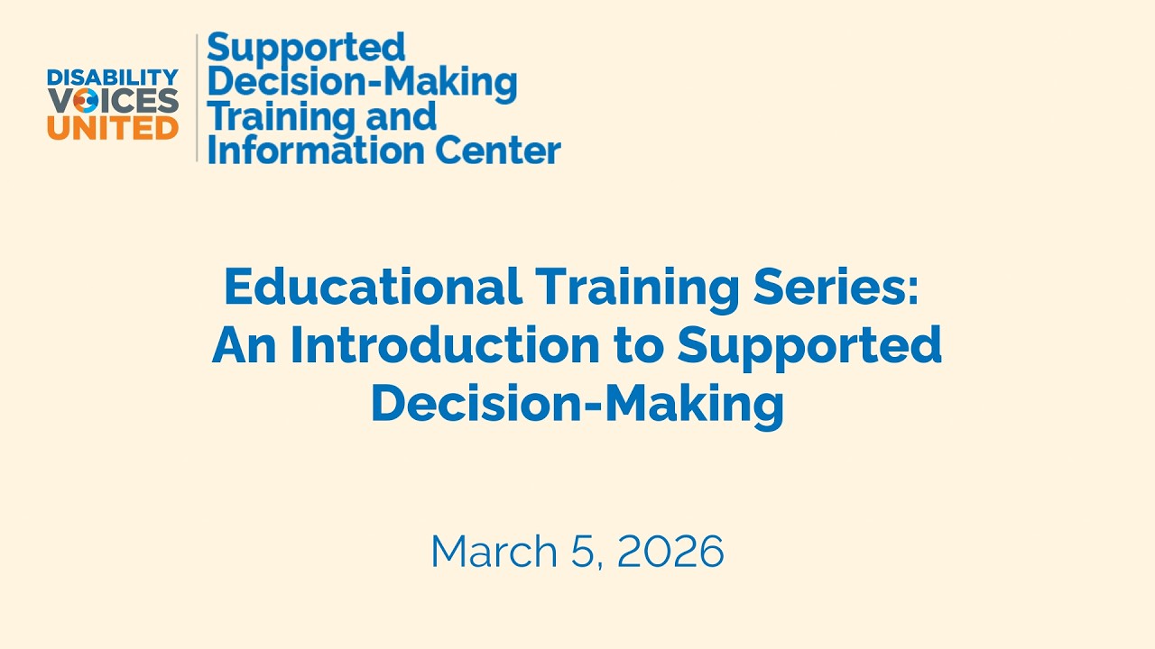 An introduction to supported decision-making