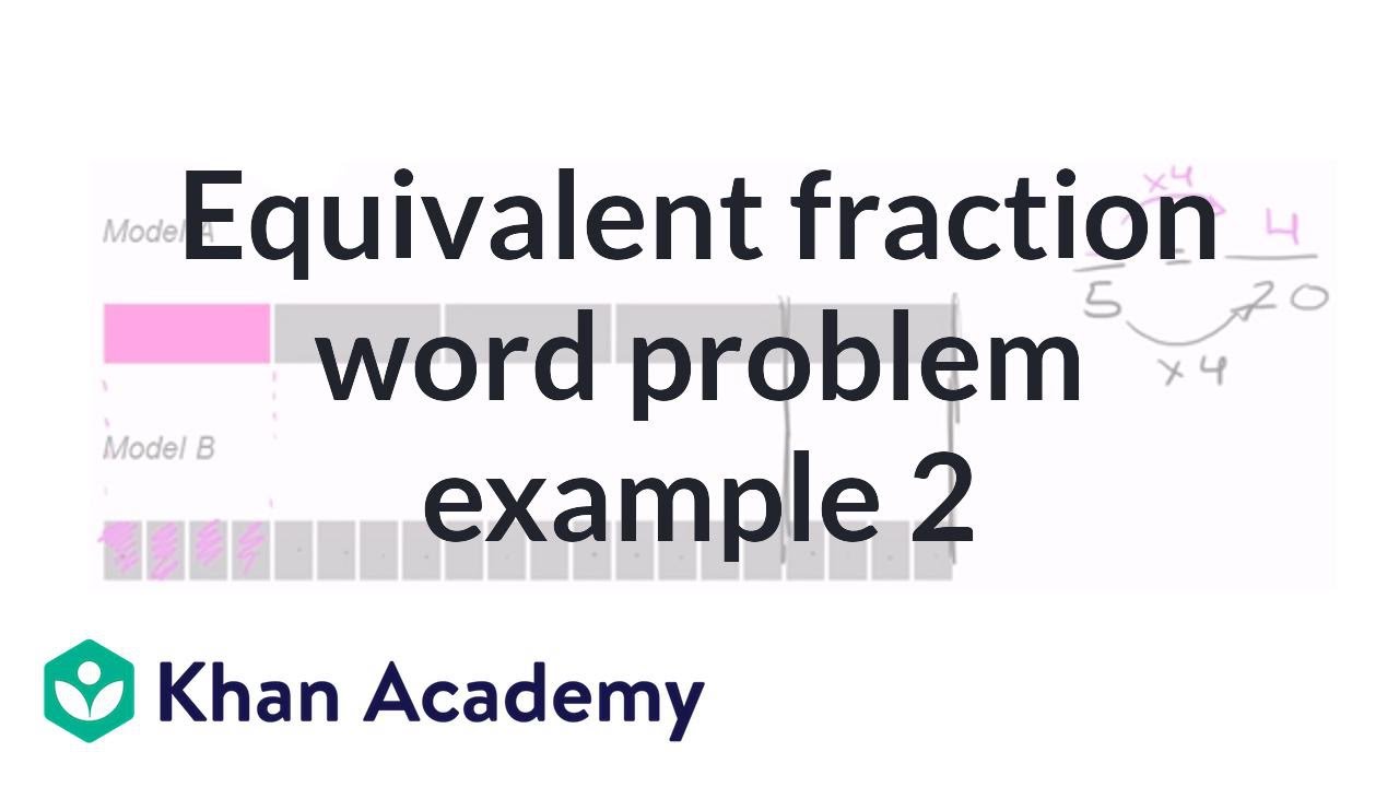 Equivalent fraction word problem example 2 | Fractions | Pre-Algebra | Khan Academy