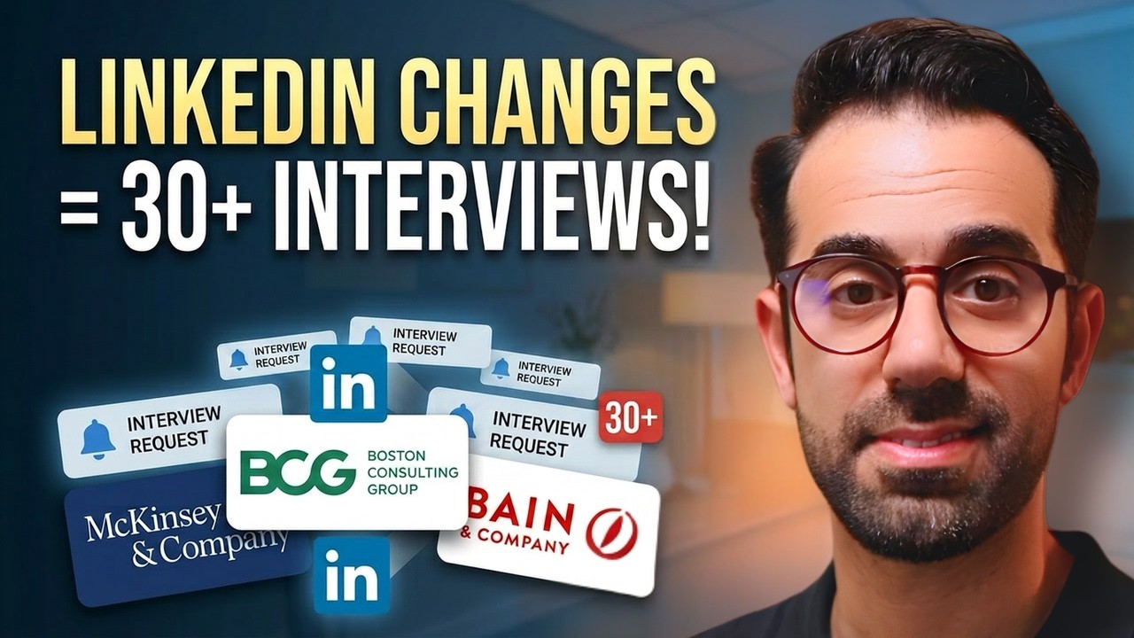 McKinsey, Amazon & Klarna: The LinkedIn Changes That Got Me Interviews