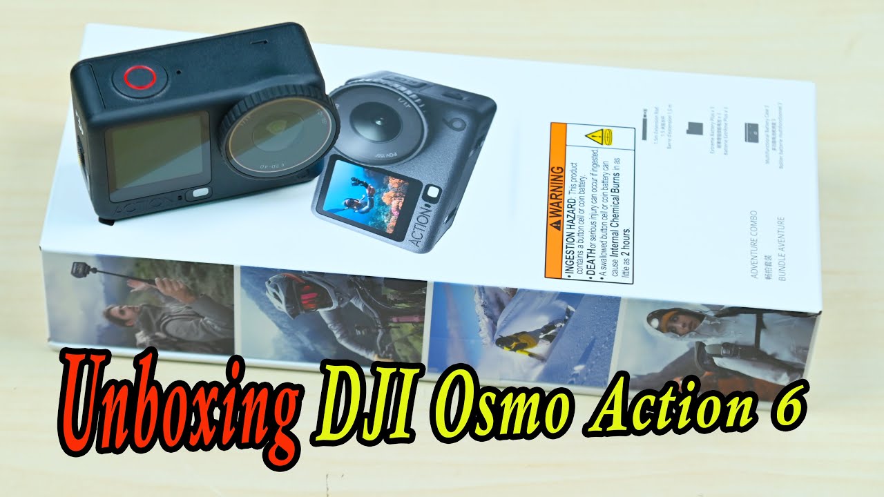 Unboxing DJI Osmo Action 6 Adventure Combo / Membuka kotak DJI Osmo Action 6