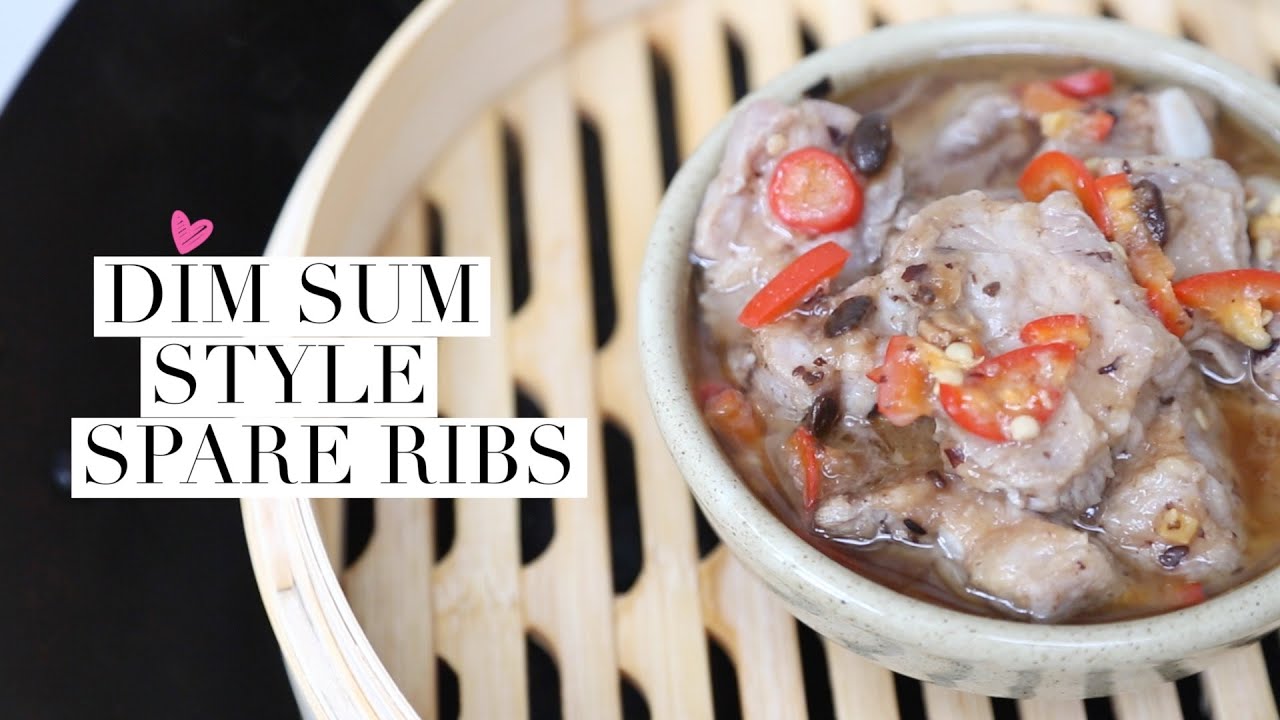 Pork Spare Ribs in Black Bean Sauce (Dim Sum Style)