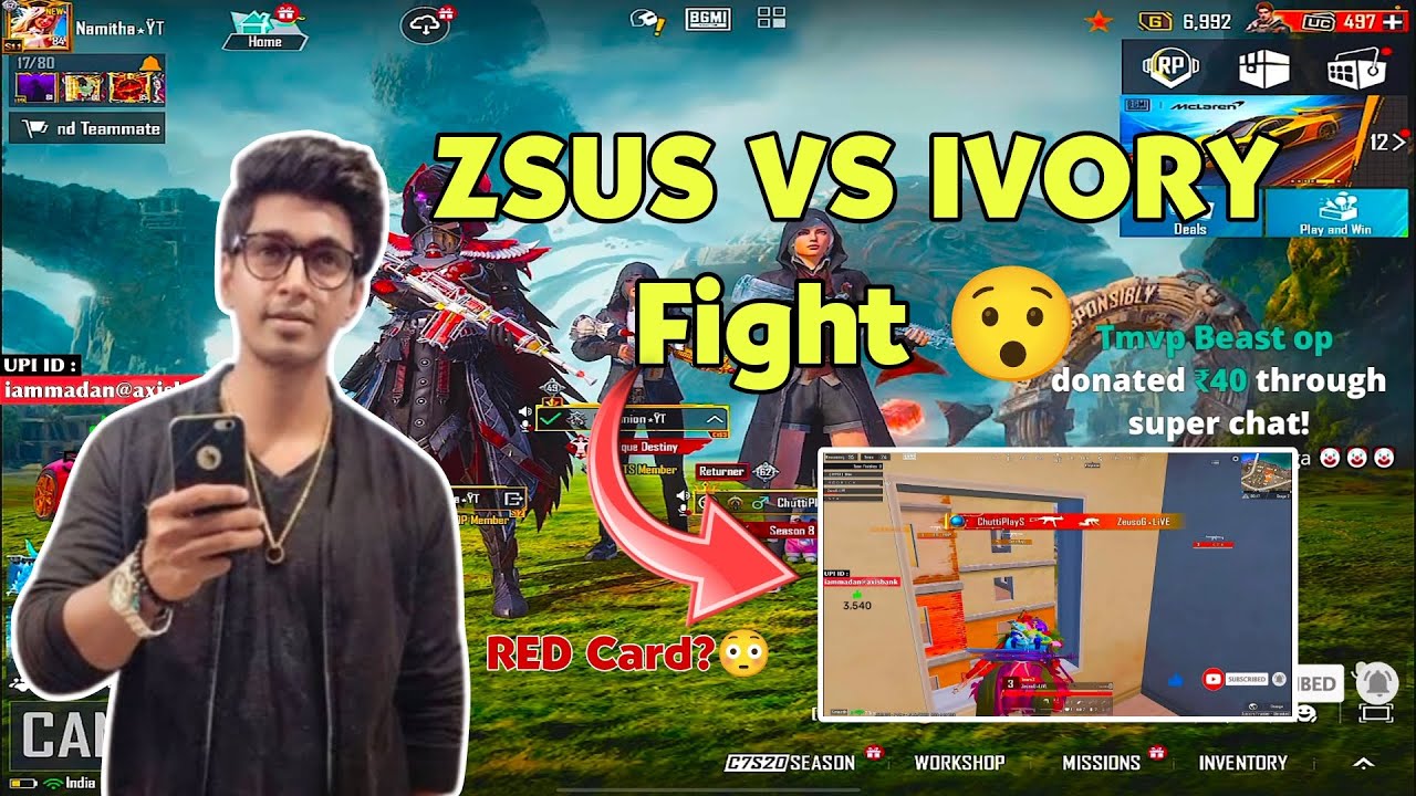 ZSUS VS IVORY Fight in MADAN LIVE 🔴😳 | #madanop #madanlive