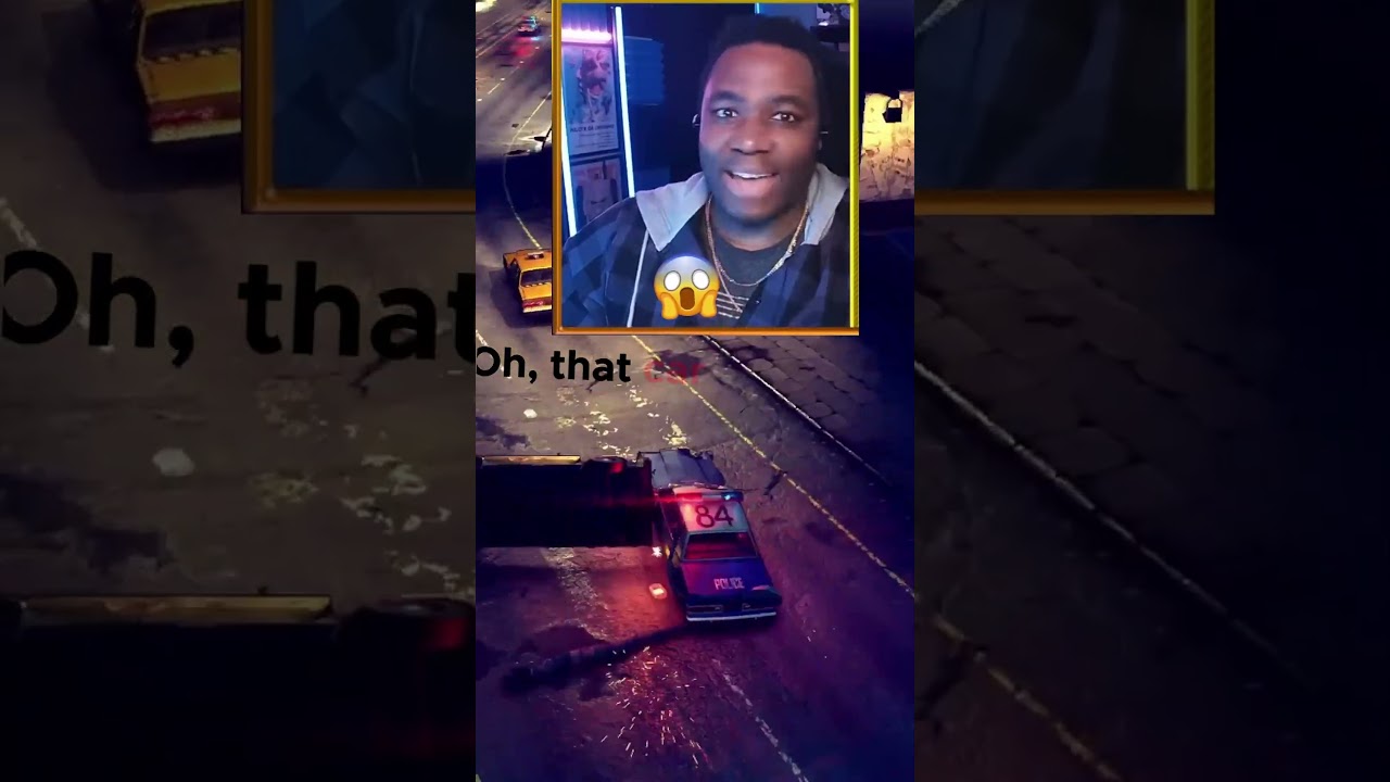 IRL COP GETS IN POLICE CHASE IN GAME | The Precinct