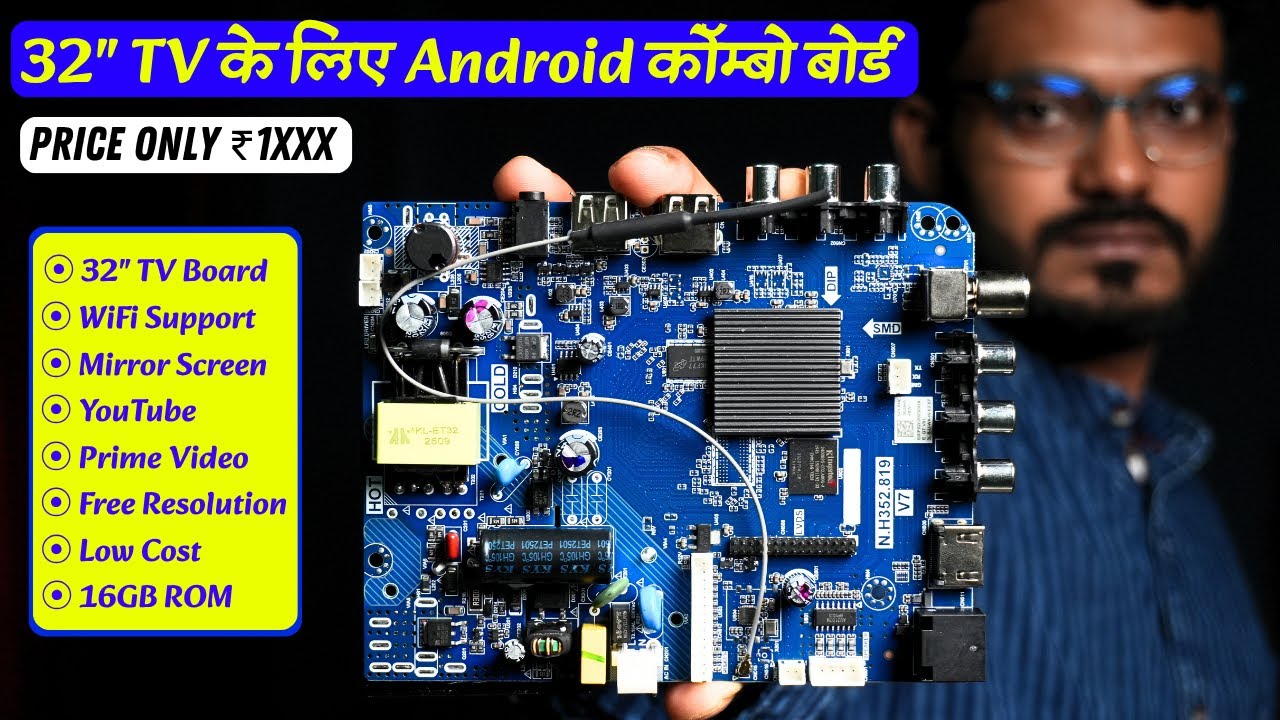32 Inch Universal Smart Android TV Motherboard N.H352.819 Latest Version