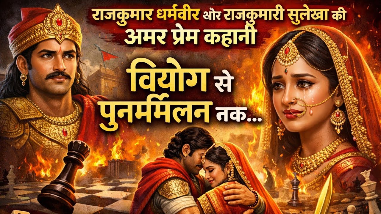  जुए में हारा राजा, जंगल में बिछड़ा प्रेम | धर्मवीर–सुलेखा की सच्ची प्रेम कहानी  |viralstory 