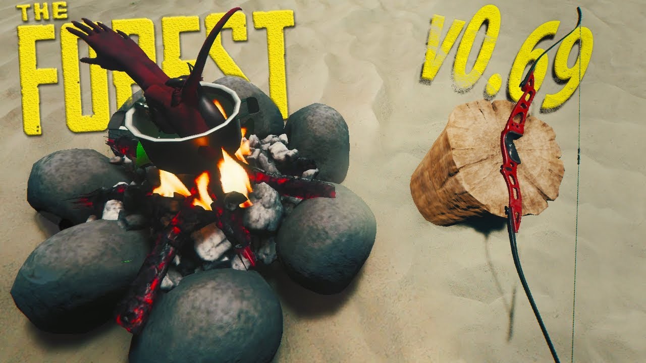 ►NEW Modern Bow, Stew Cooking, Survival Hard Mode & More! Update 69 | The Forest