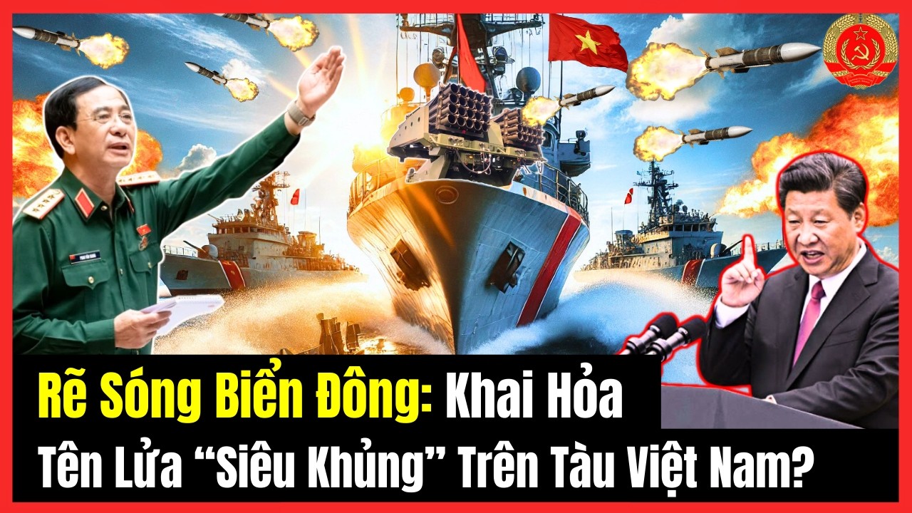 🔴[TRỰC TIẾP] Rẽ Sóng Biển Đông: Khai Hỏa Tên Lửa “Siêu Khủng” Trên Tàu Việt Nam?