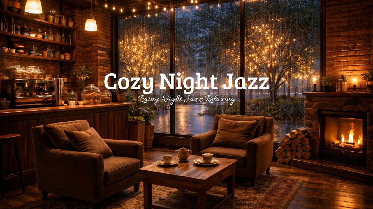 Smooth Jazz Cafe Music for Relaxing Nights, Study Time, and Soft Ambience