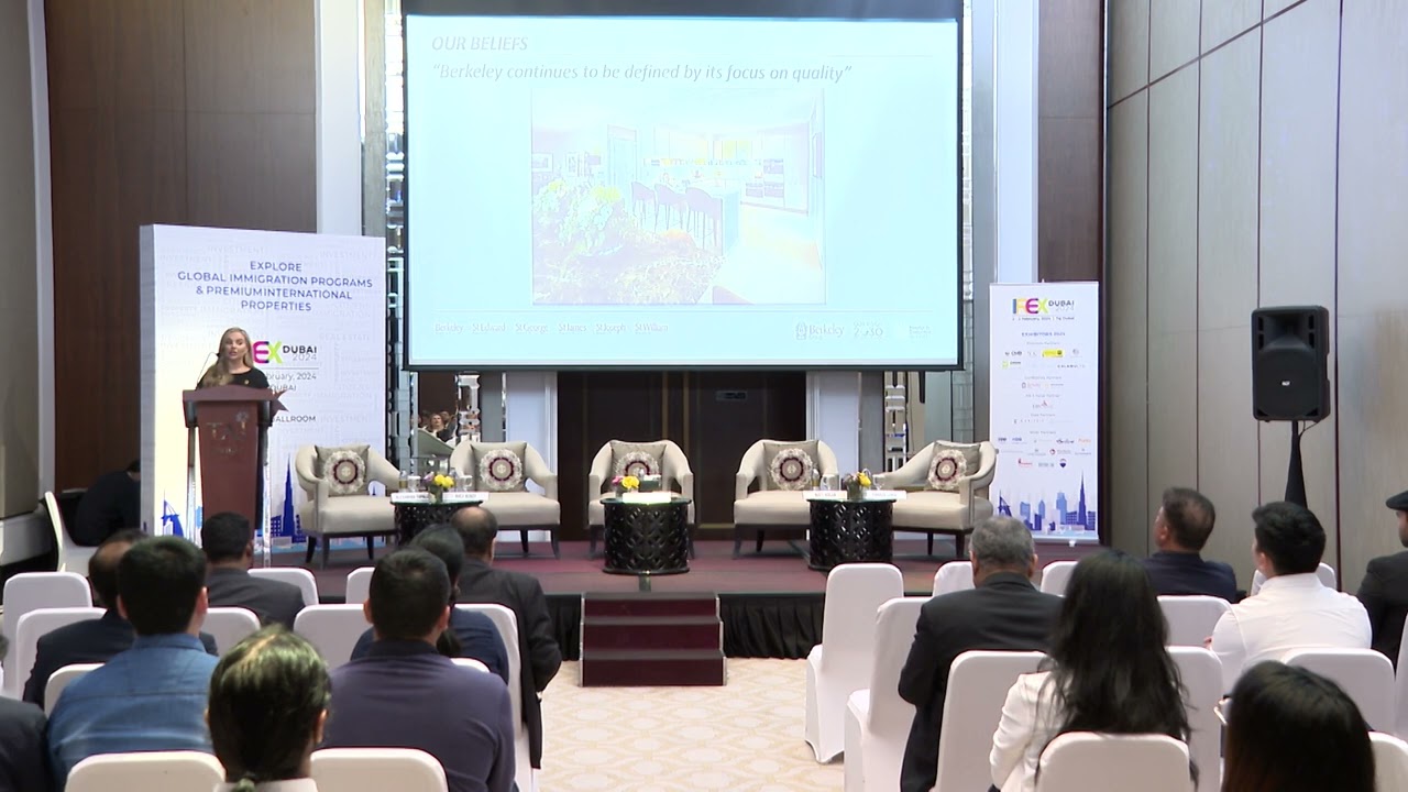 Presentation by Berkeley Group, UK at IREX 2024, Dubai