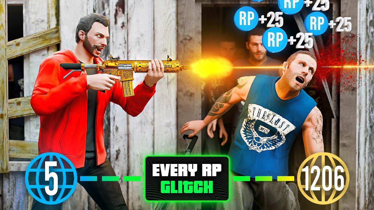 Я перепробовал все баги на получение неограниченного количества RP в GTA...