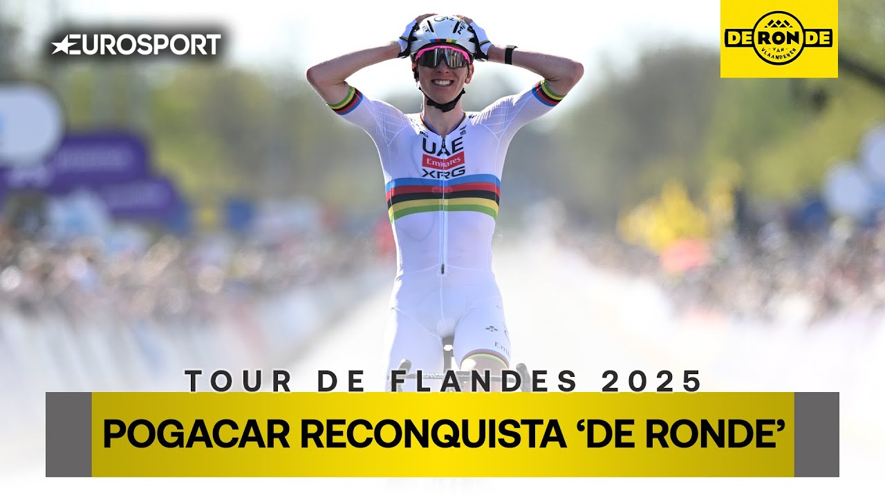 🦁🌈 TADEJ POGACAR, OTRO PASO EN SU LEYENDA | TOUR DE FLANDES 2025 | VÍDEO RESUMEN Y HIGHLIGHTS