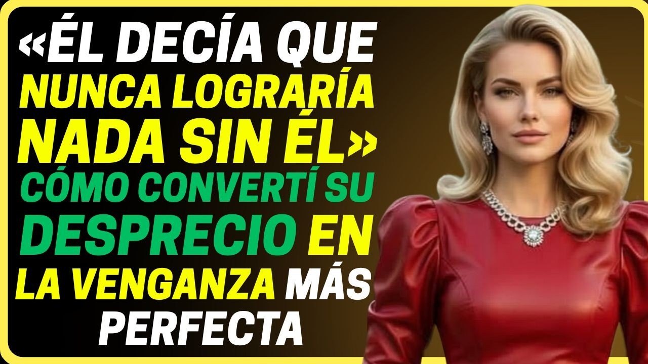 Nunca lograrás nada sin mí»: La historia de mi venganza que él nunca olvidará.