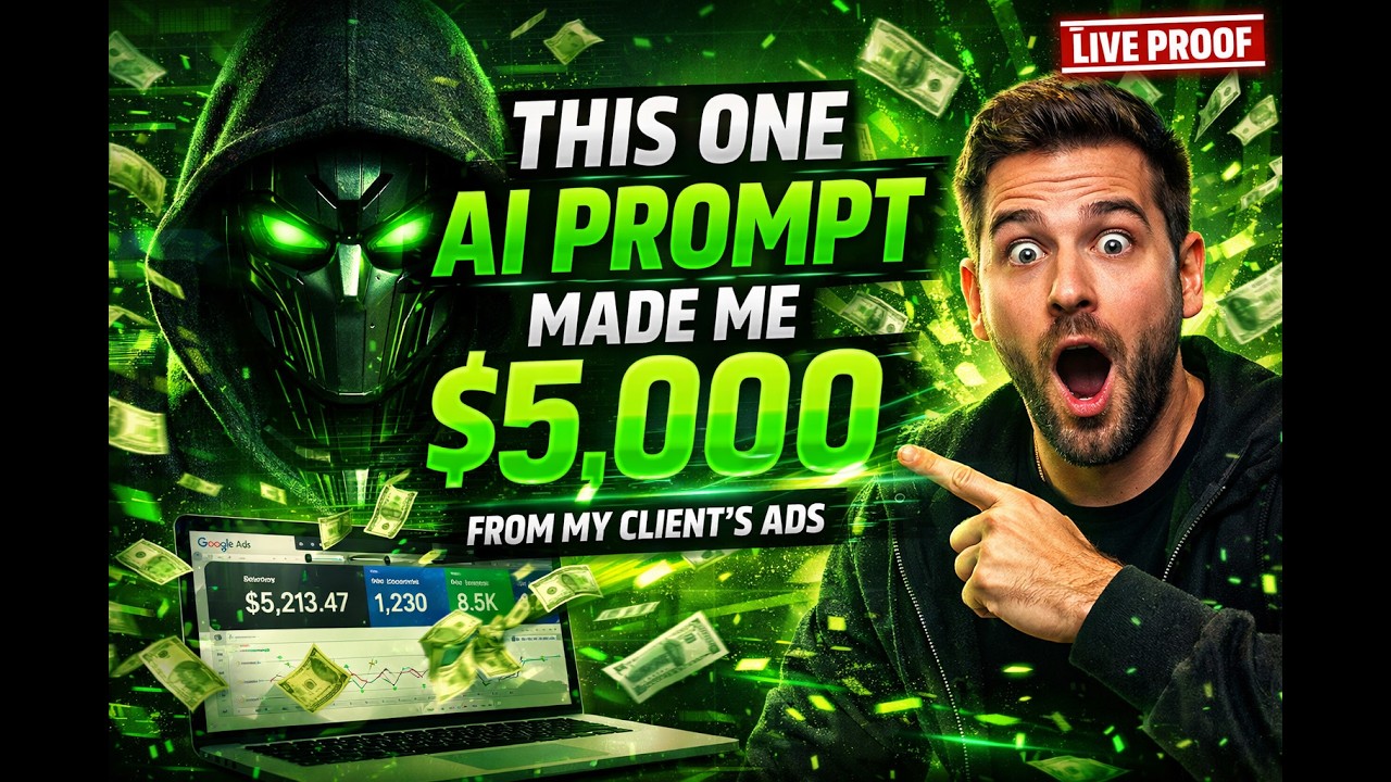 THIS ONE AI PROMPT MADE ME $5K FROM MY CLIENTS ADS