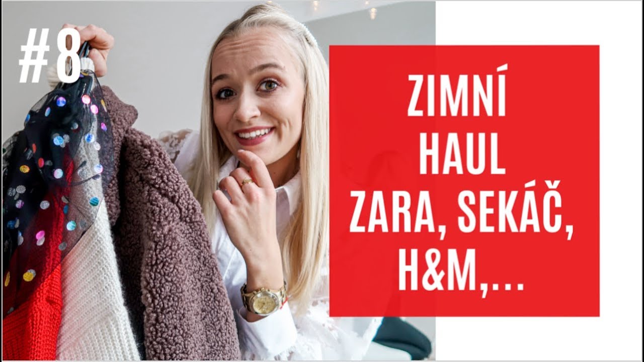 ZIMNÍ HAUL - ZARA, SEKÁČ, H&M,... #VLOGMAS