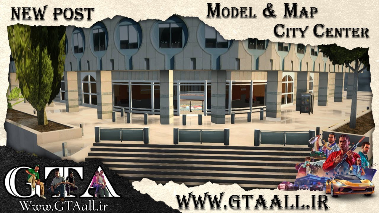 MTA:SA - Los Santos City Center & Courthouse Map | Fully Customizable Logos
